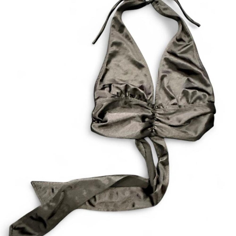 Better be black satin halter
